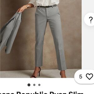 Banana Republic Gray Ryan Curvy Fit Pants